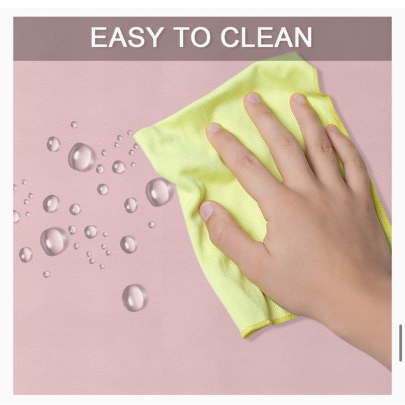 Light Pink/Purple Dual Sided X Large Leather Desk Pad New in Box - Picture 3 of 6